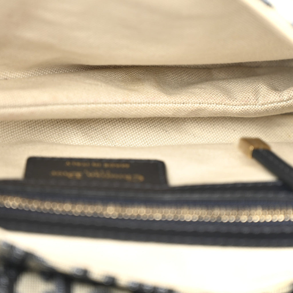 Oblique Saddle Bag Blue
