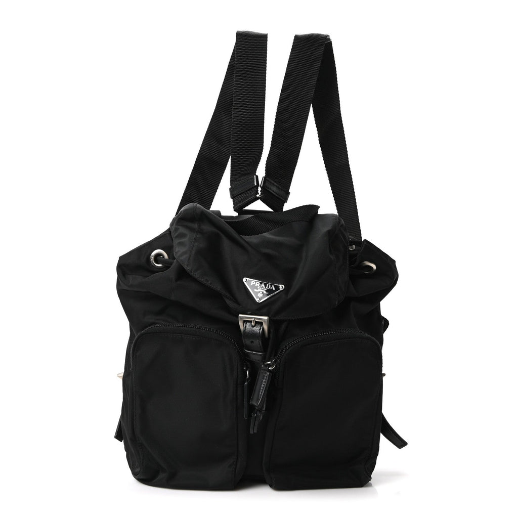 Nylon Vela Small Backpack Black
