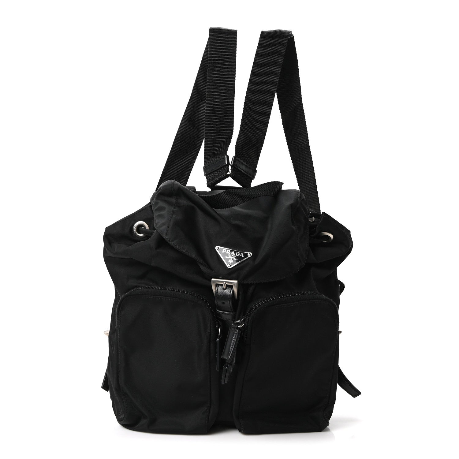 Nylon Vela Small Backpack Black