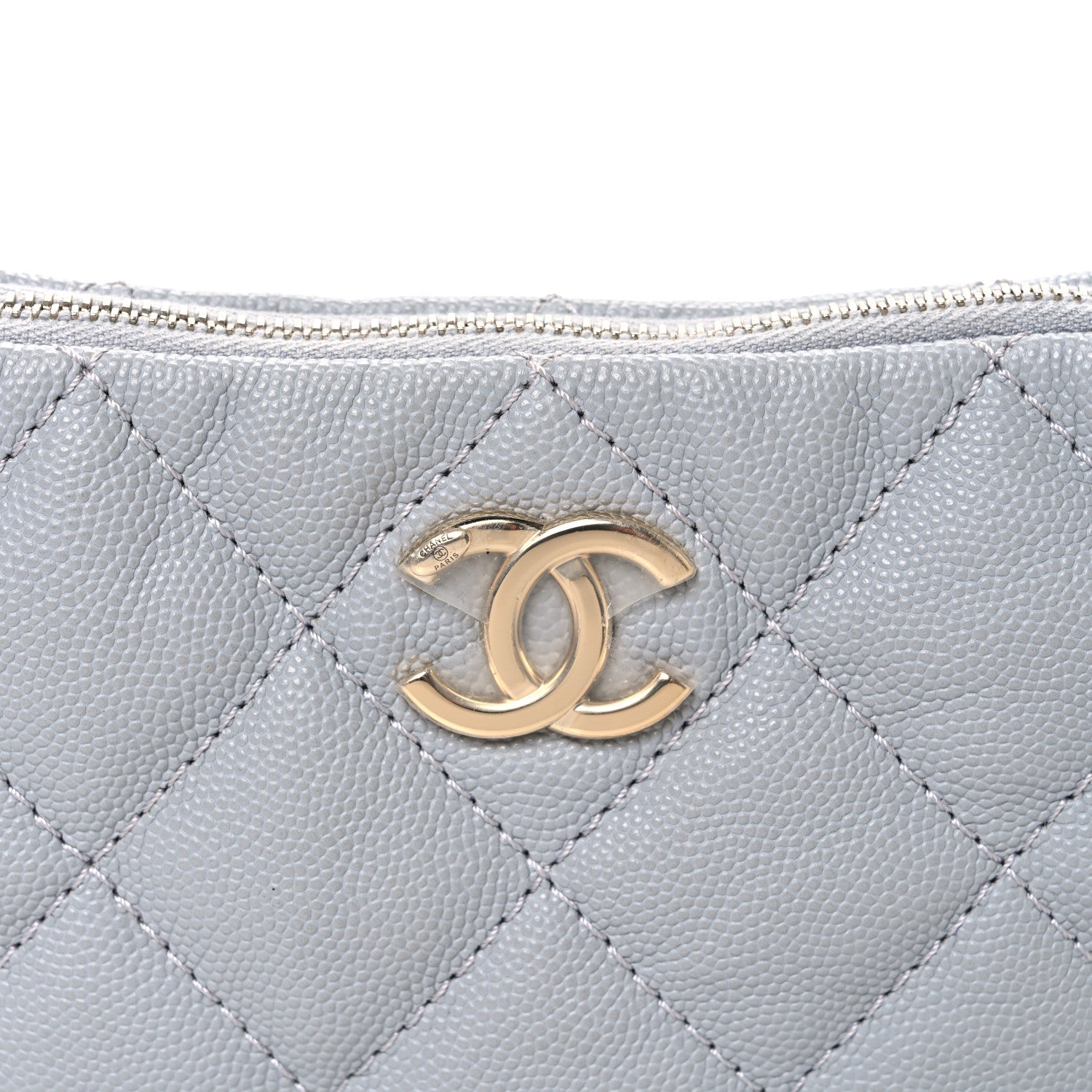 Caviar Quilted Daylight Hobo Grey
