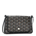 Goyardine Plumet Wallet Clutch Black