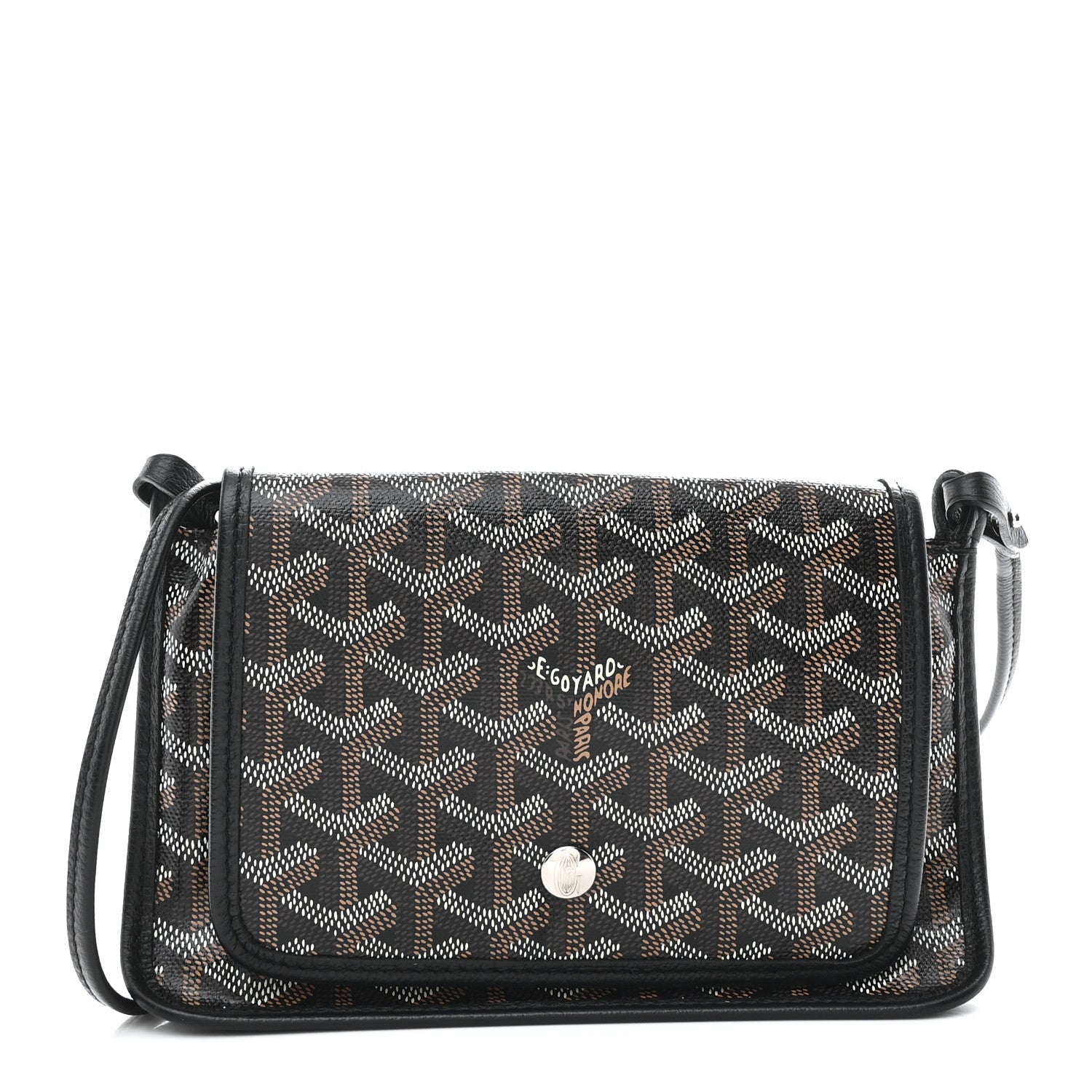 Goyardine Plumet Wallet Clutch Black