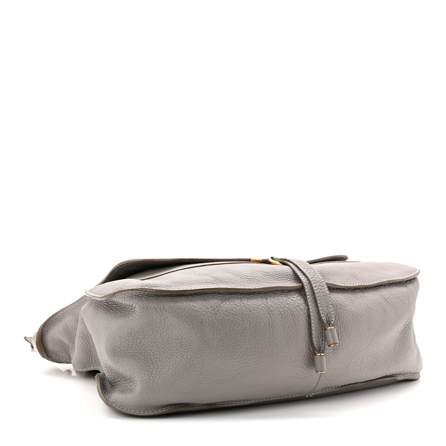 Calfskin Large Marcie Satchel Cashmere Grey