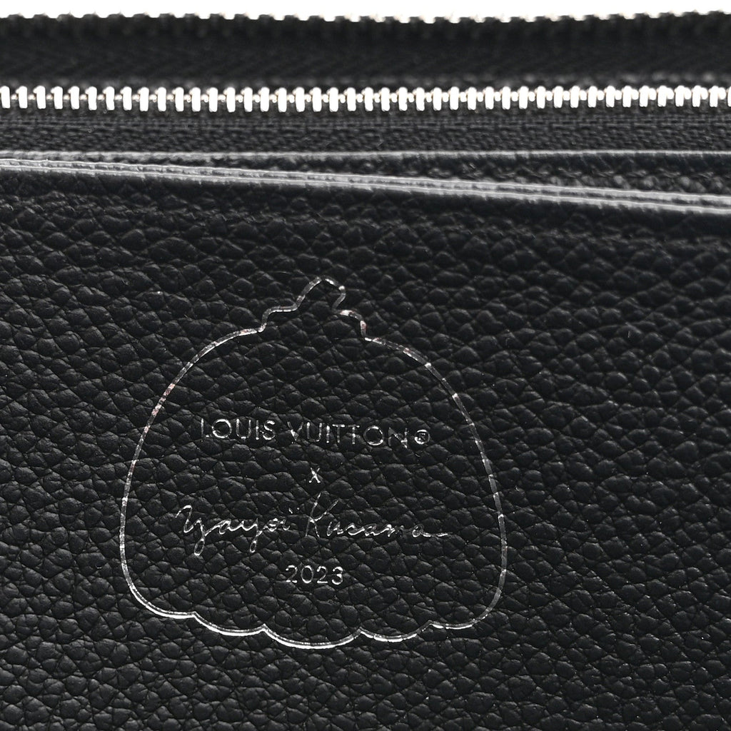 LV X YK Empreinte Zippy Wallet Black White