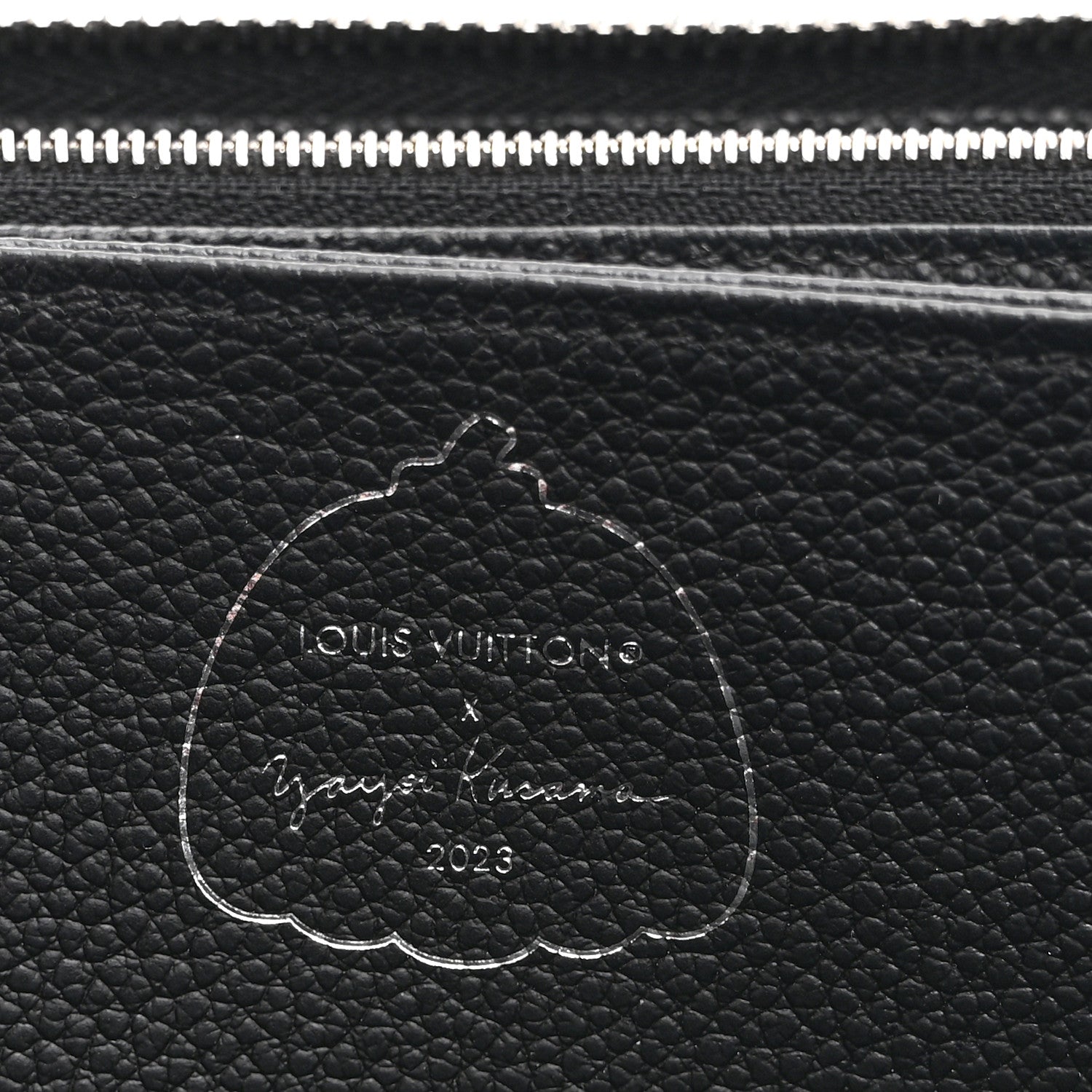 LV X YK Empreinte Zippy Wallet Black White