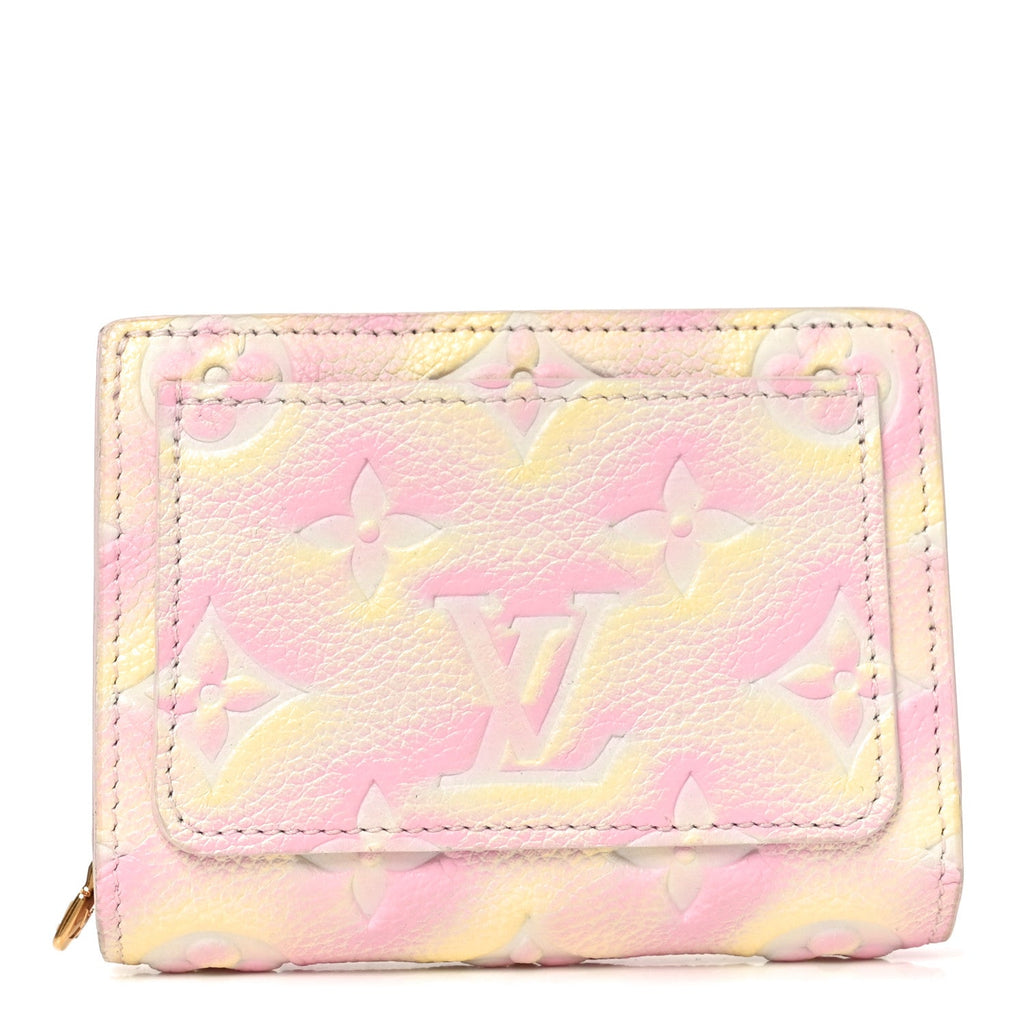Empreinte Monogram Summer Stardust Clea Wallet Pink