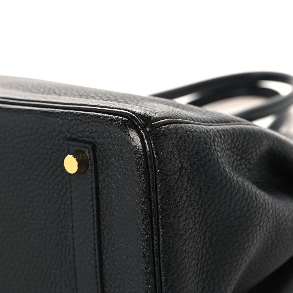 Taurillon Clemence Birkin 35 Black