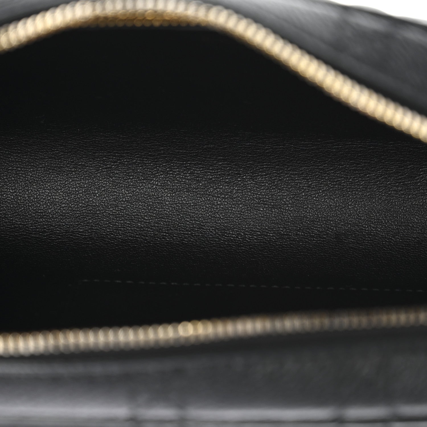 Supple Calfskin Caro Double Pouch Black