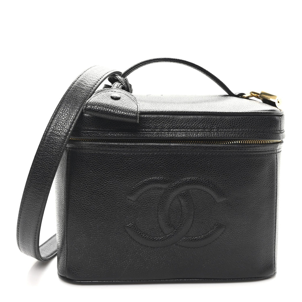 Caviar CC Vanity Train Case Black