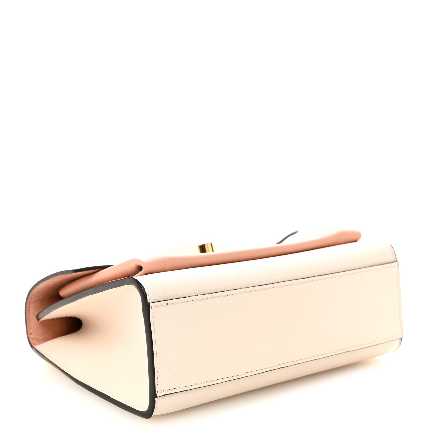 Soft Calfskin Mylockme Chain Bag BB Rose Trianon Quartz