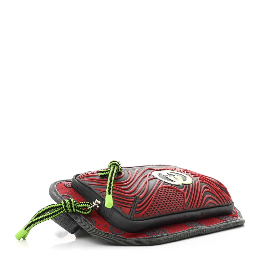 Jersey GG Monogram All Over Sporty Belt Bag Red Multicolor