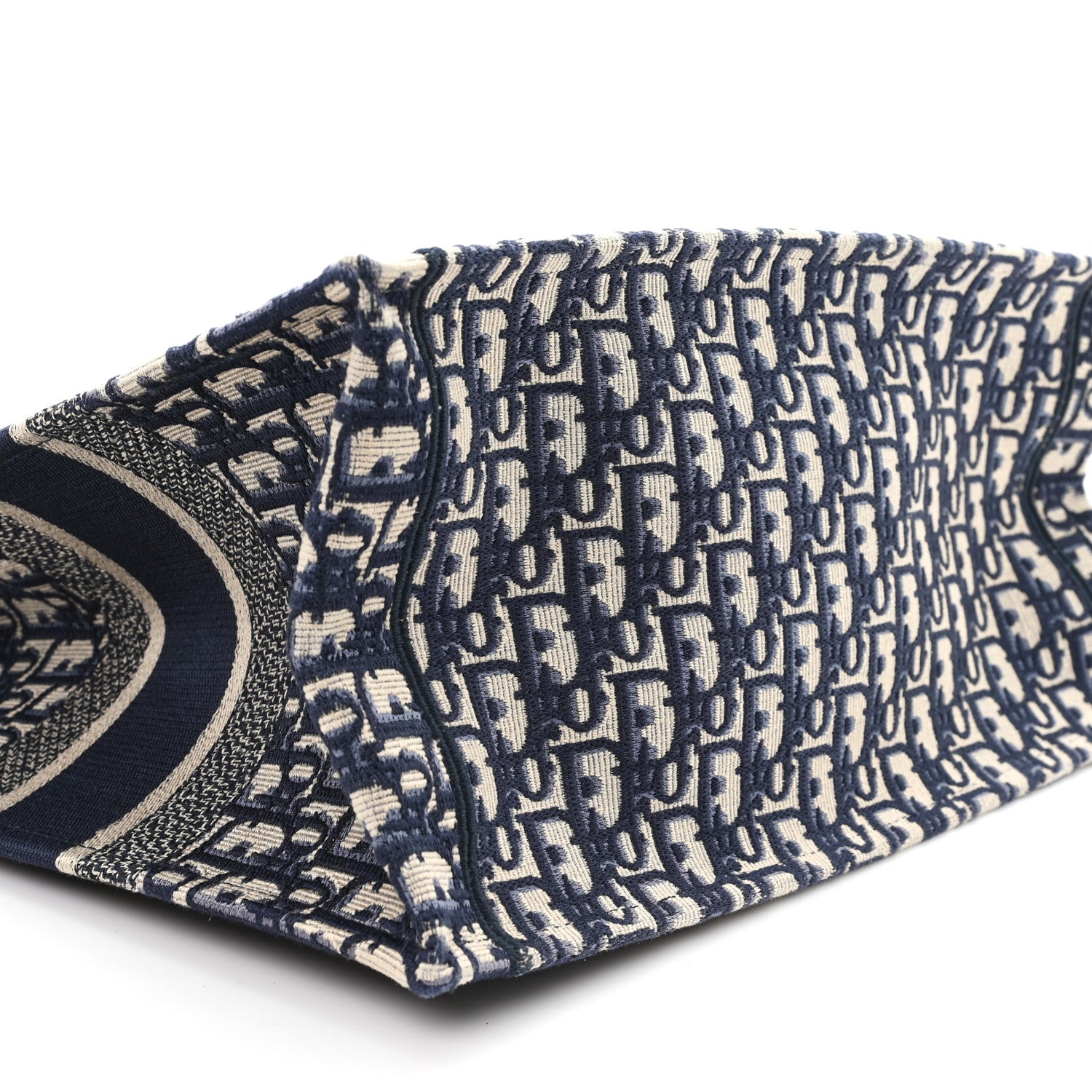 Oblique Medium Book Tote Blue Multicolor