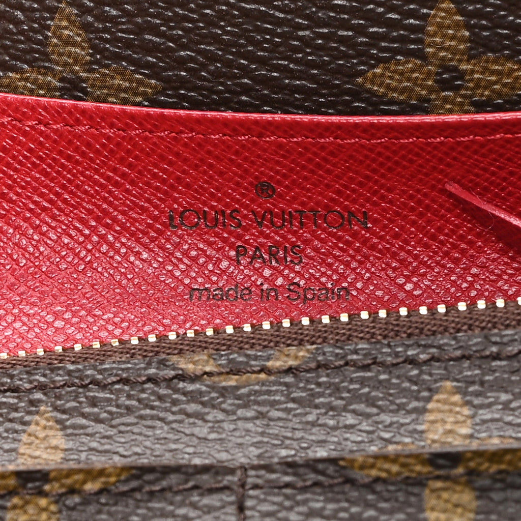 Monogram Emilie Wallet Fuchsia