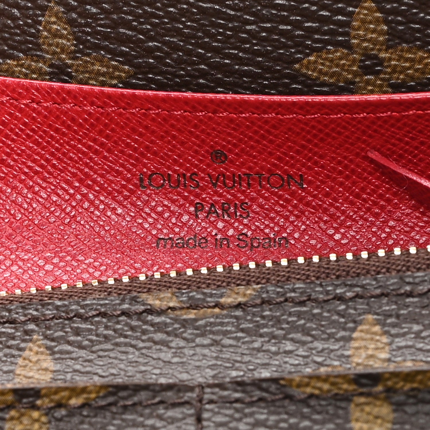 Monogram Emilie Wallet Fuchsia