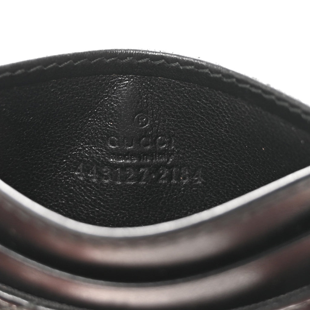 Calfskin Matelasse GG Marmont  Holder Black