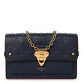 Empreinte Vavin Chain Wallet Marine Rouge