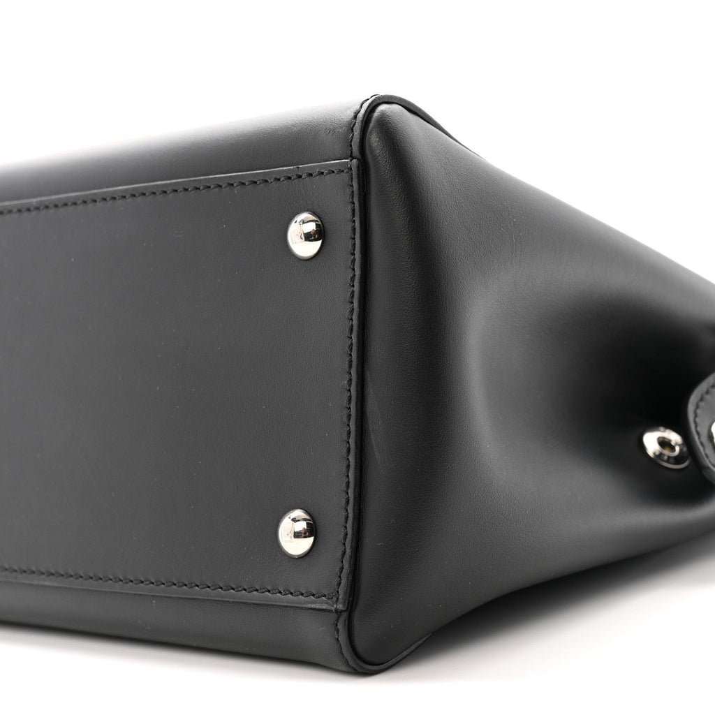 Vitello Baltico Dolce Elaphe DotCom Satchel Dark Grey