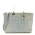 Denim Cannage Lady Dior Light Blue