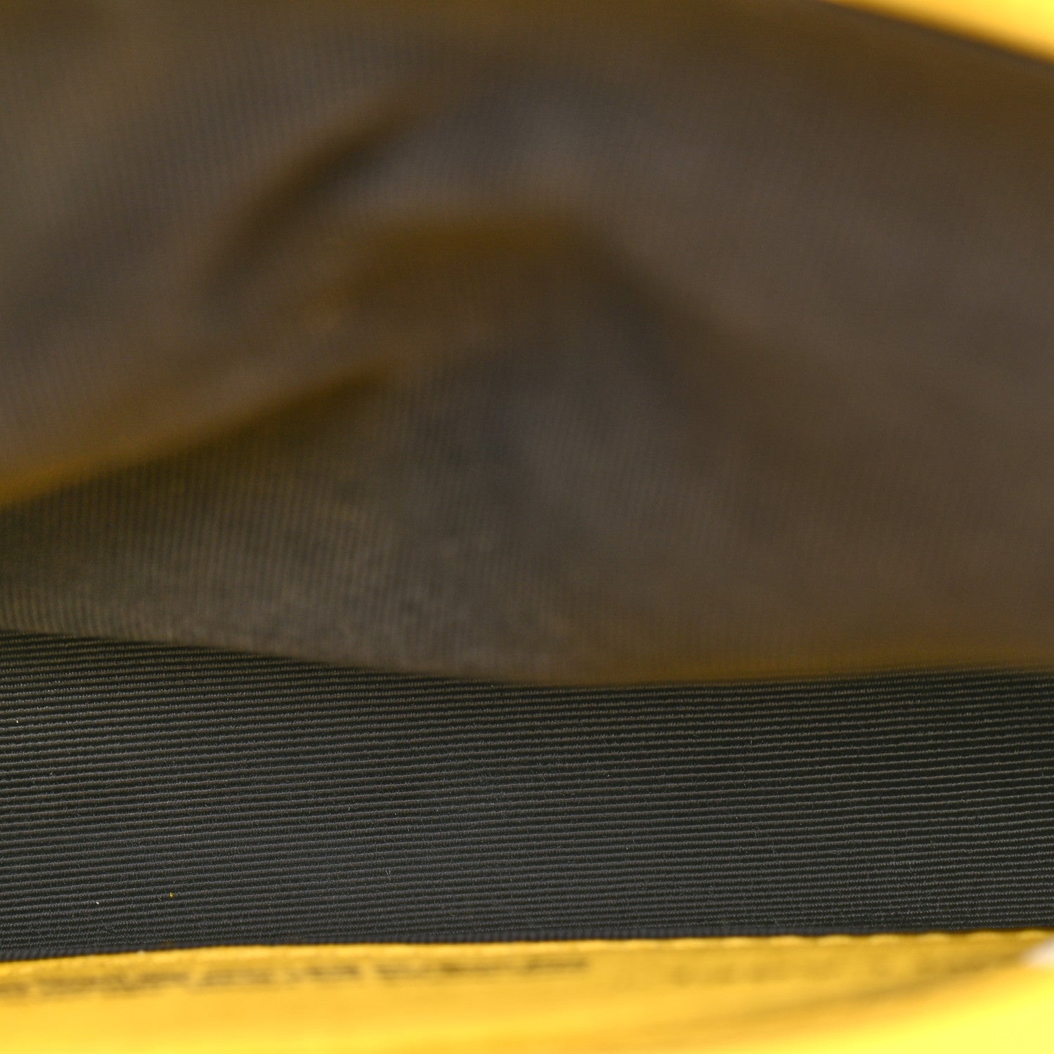 Calfskin Mini Binder Clip Bag Yellow