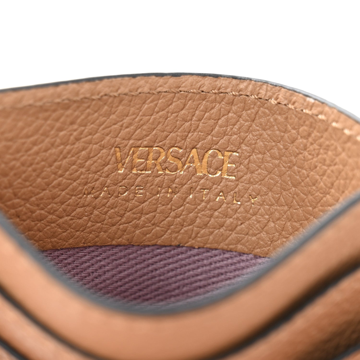 Calfskin Medusa  Holder Brown