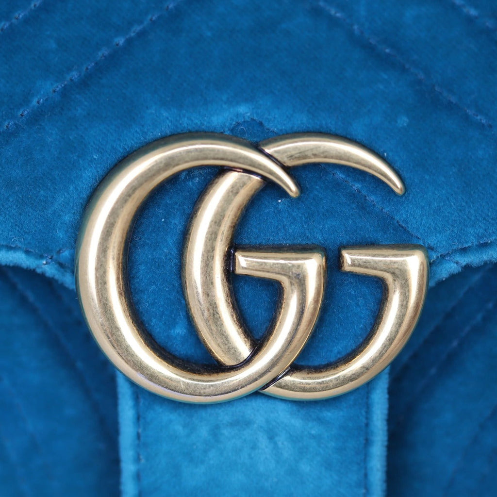 Gucci GG Marmont Velvet Mini Shoulder Bag