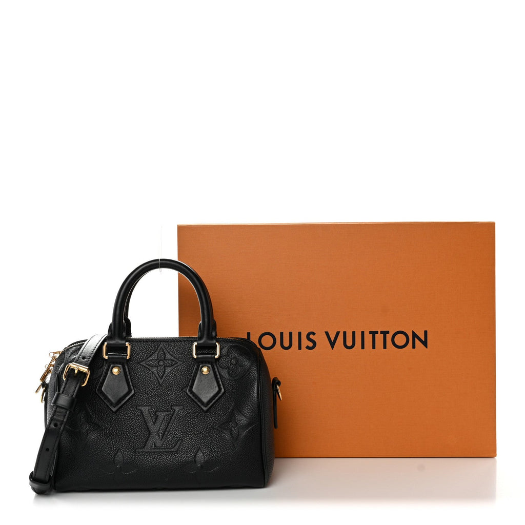 Empreinte Monogram Giant Speedy Bandouliere 20 Black
