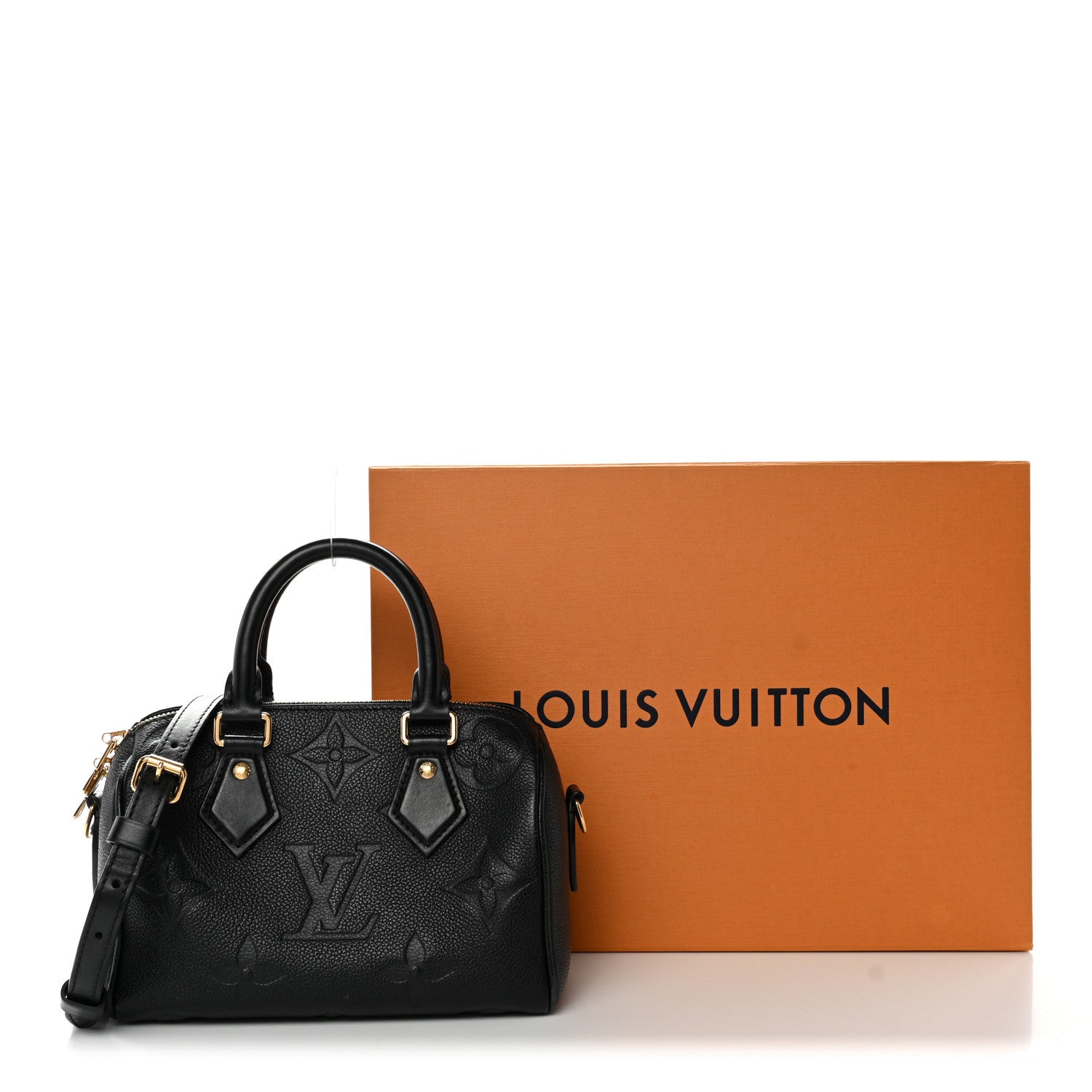 Empreinte Monogram Giant Speedy Bandouliere 20 Black