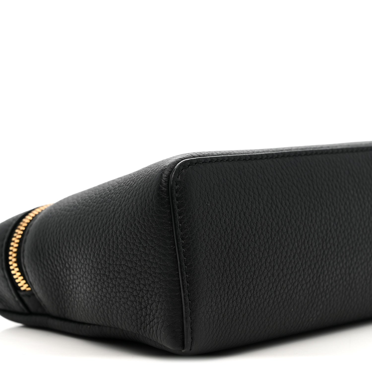 Grained Calfskin L19 Extra Pocket Pouch Black