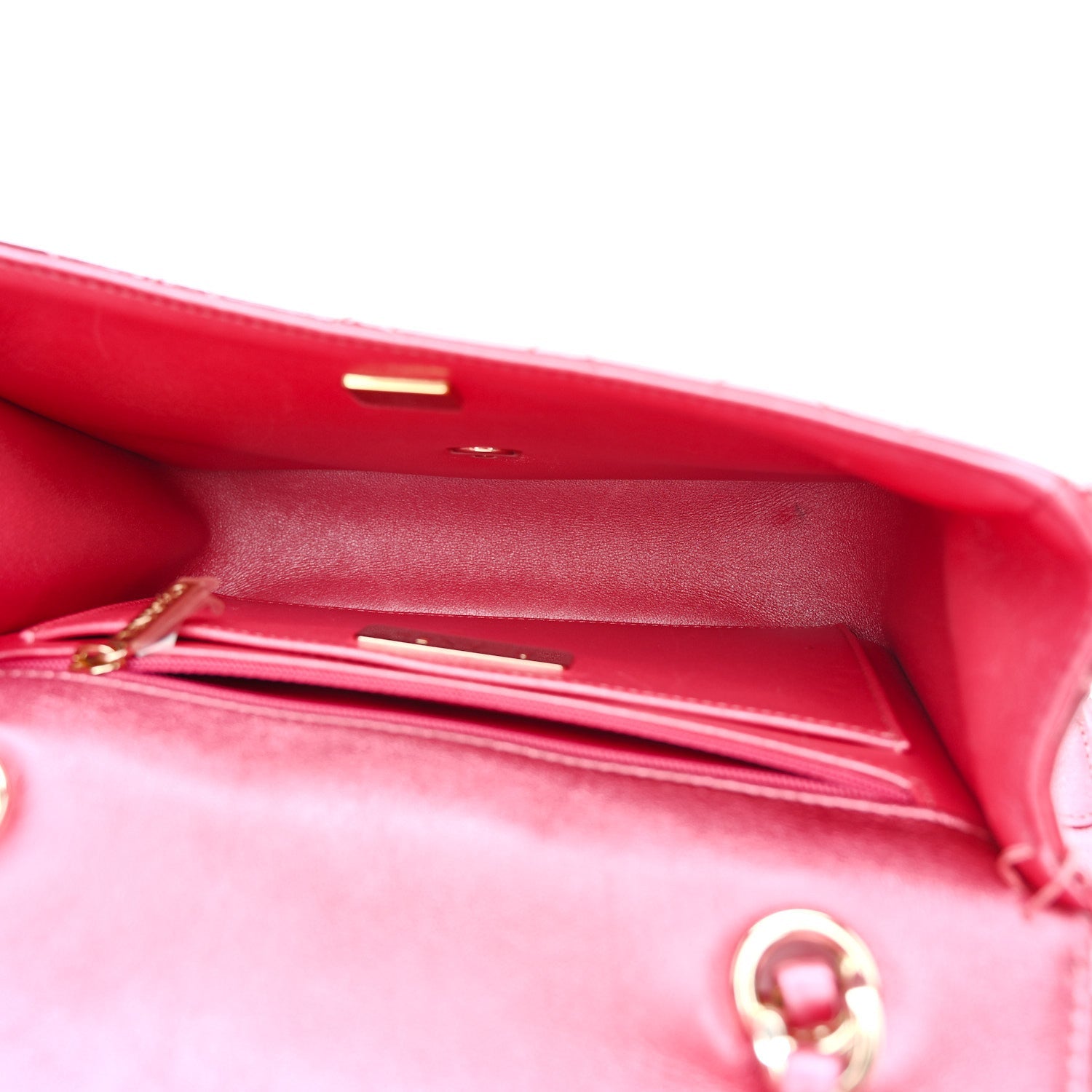 Mirror Calfskin Metallic Calfskin Quilted Hollywood Boulevard Backpack Pink