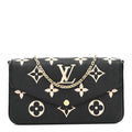 Empreinte Monogram Giant Felicie Pochette Black Beige
