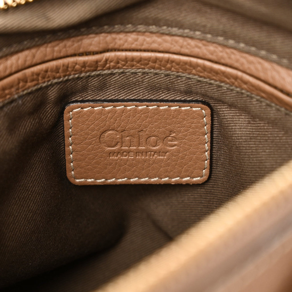 Calfskin Medium Marcie Satchel Nut