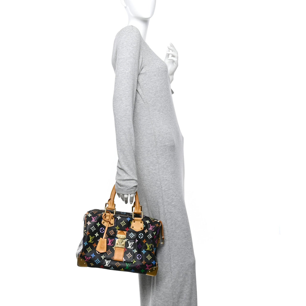 Monogram Multicolor Speedy 30 Black