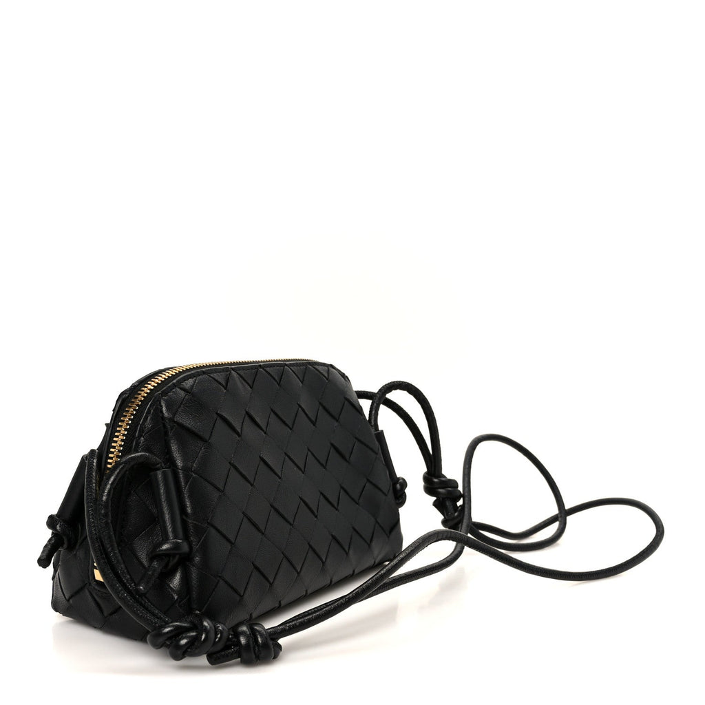 Nappa Intrecciato Concert Pouch Black