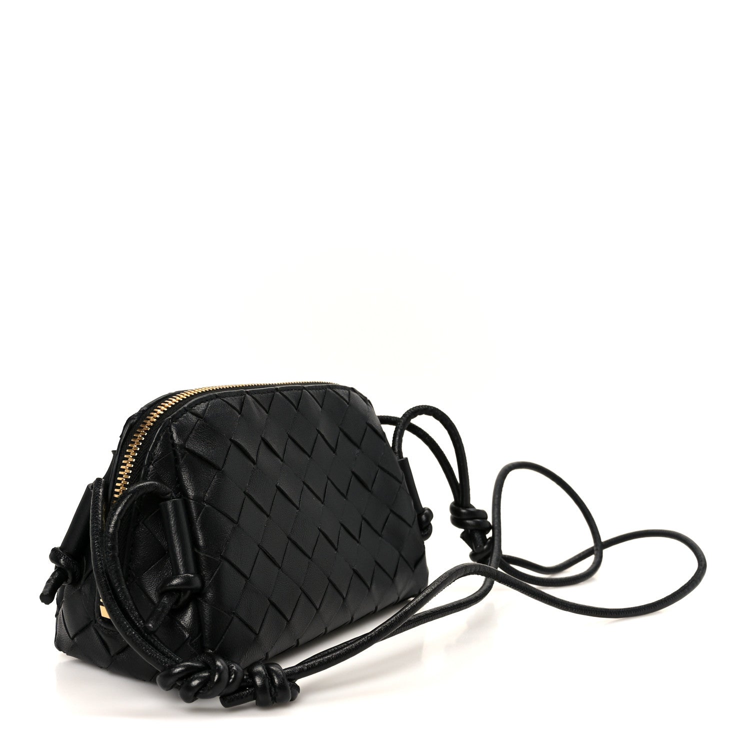 Nappa Intrecciato Concert Pouch Black