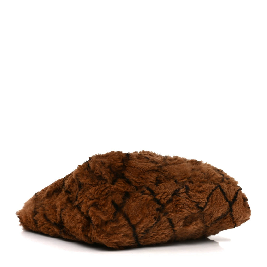Lapin Fur Quilt Pattern Tote Brown