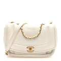 Lambskin Small Simply Flap White