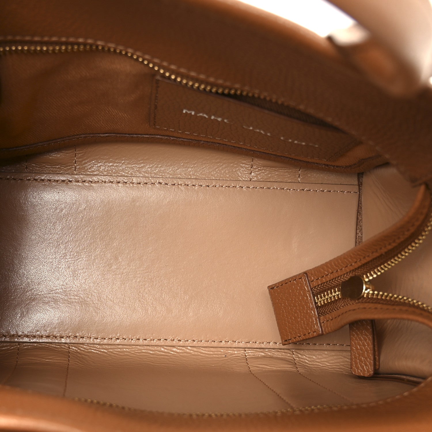 Grained Calfskin Small The Tote Bag Argan Oil