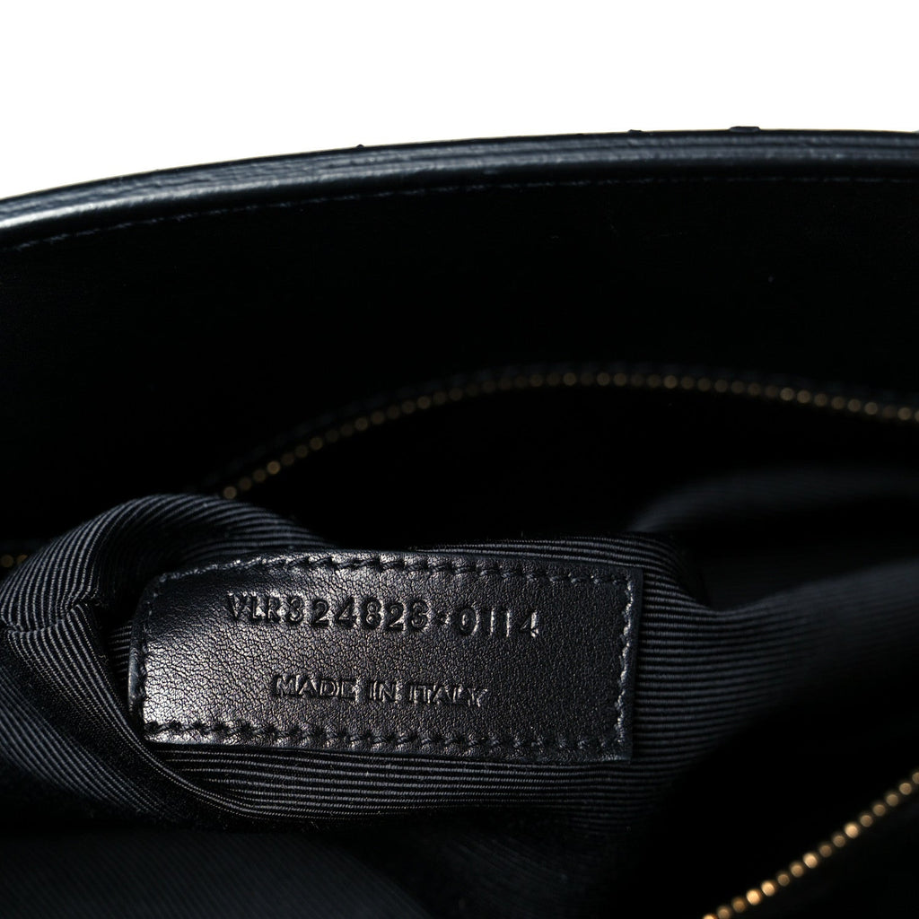 Calfskin Small Sac De Jour Black