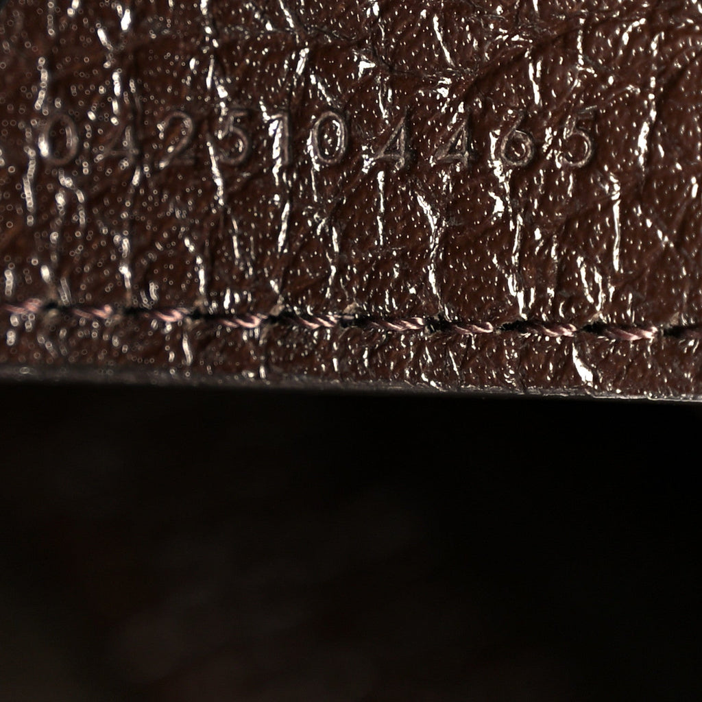 Grained Calfskin Small Spin Tote Kohl Brown