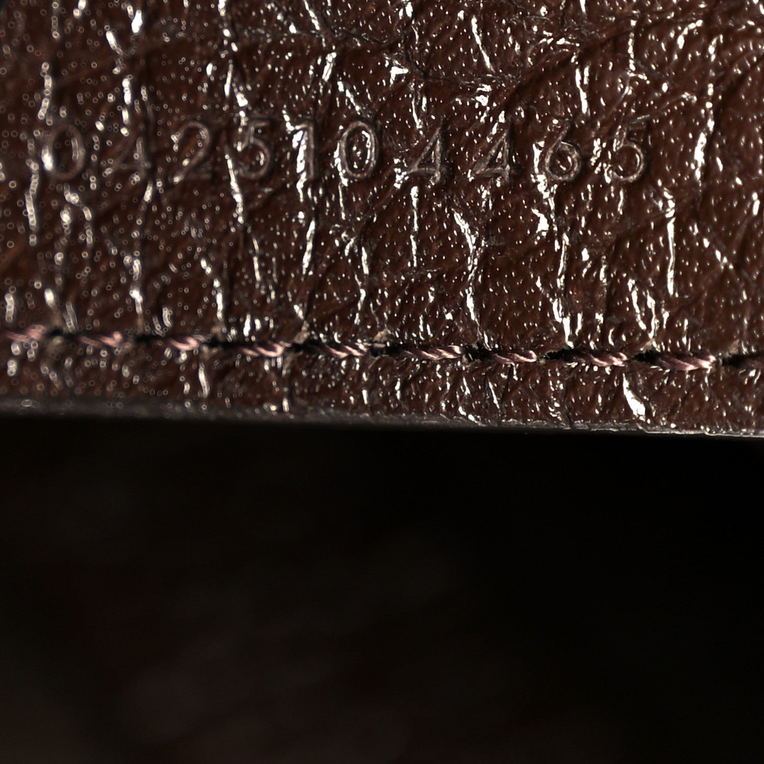 Grained Calfskin Small Spin Tote Kohl Brown