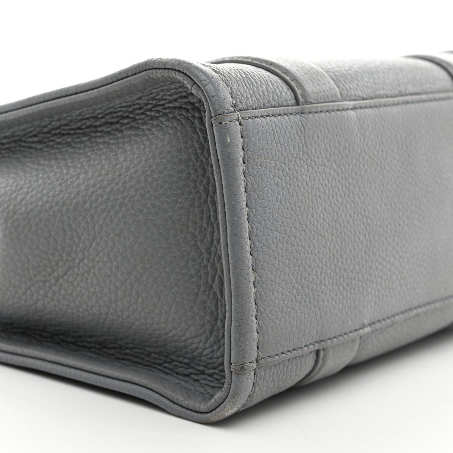 Grained Calfskin Small The Tote Bag Wolf Grey