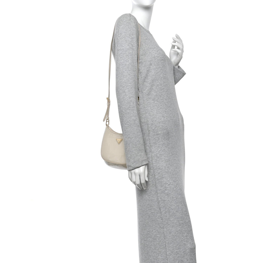 Spazzolato Cleo Shoulder Bag Avorio