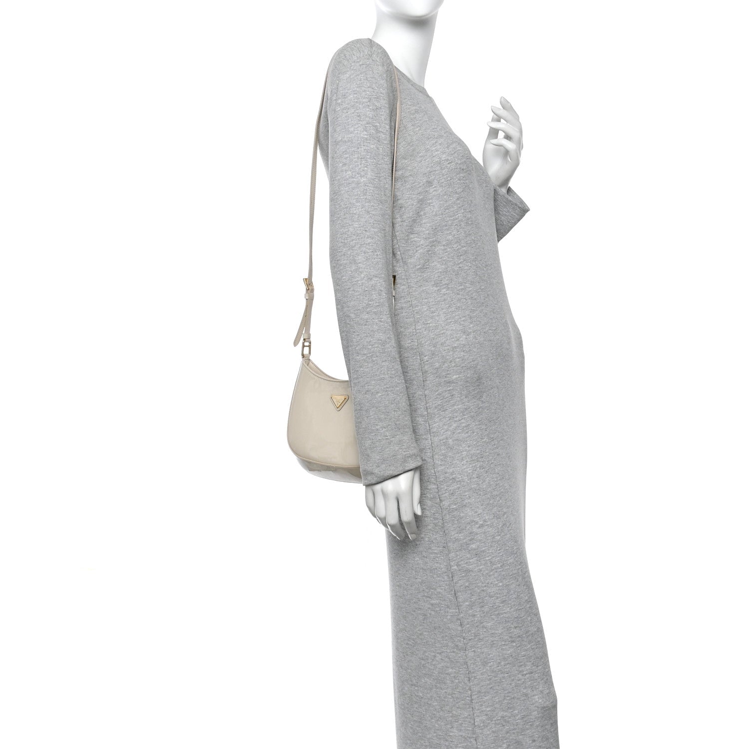Spazzolato Cleo Shoulder Bag Avorio
