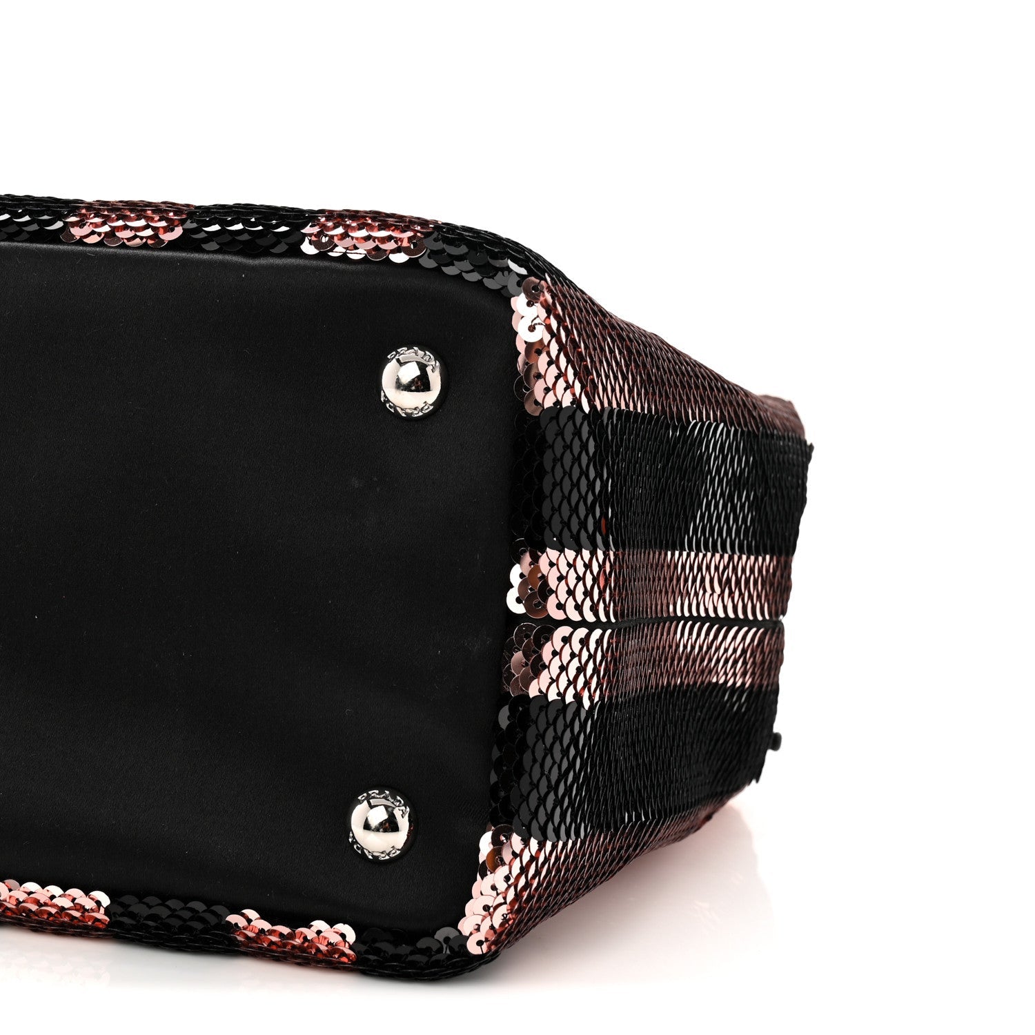 Sequin Broccato Tote Black Cipria