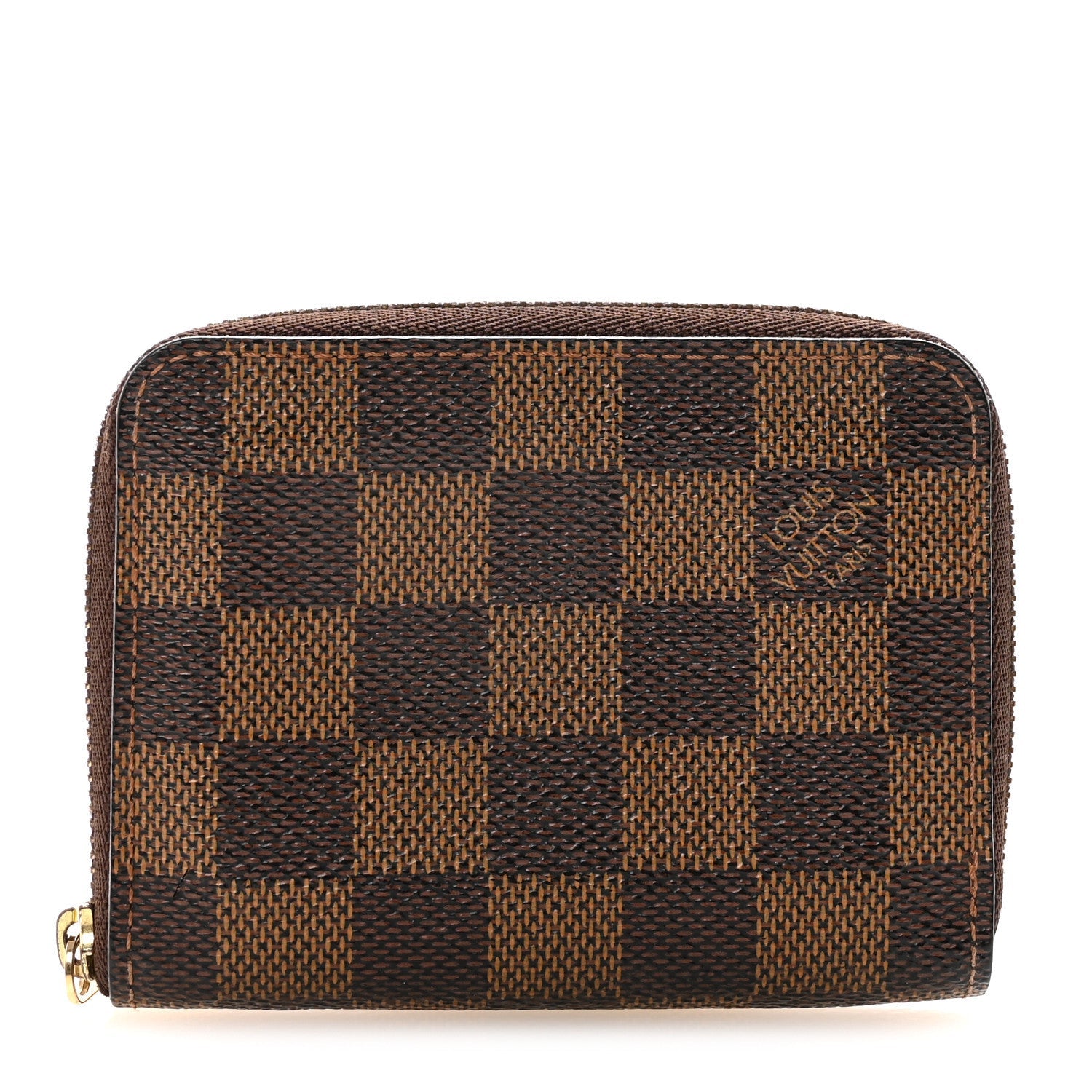 Damier Ebene Zippy Coin Purse