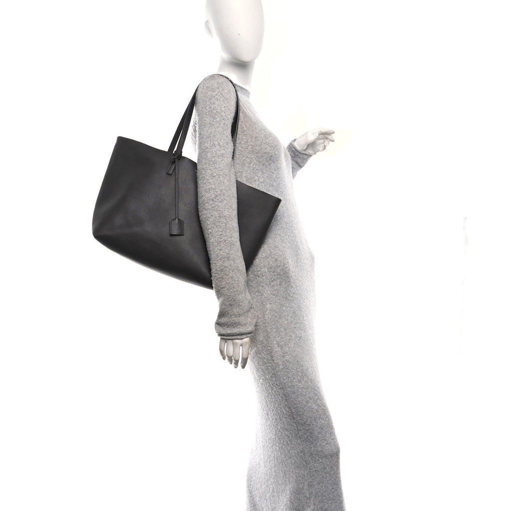 Calfskin Large Shopping Tote Earth