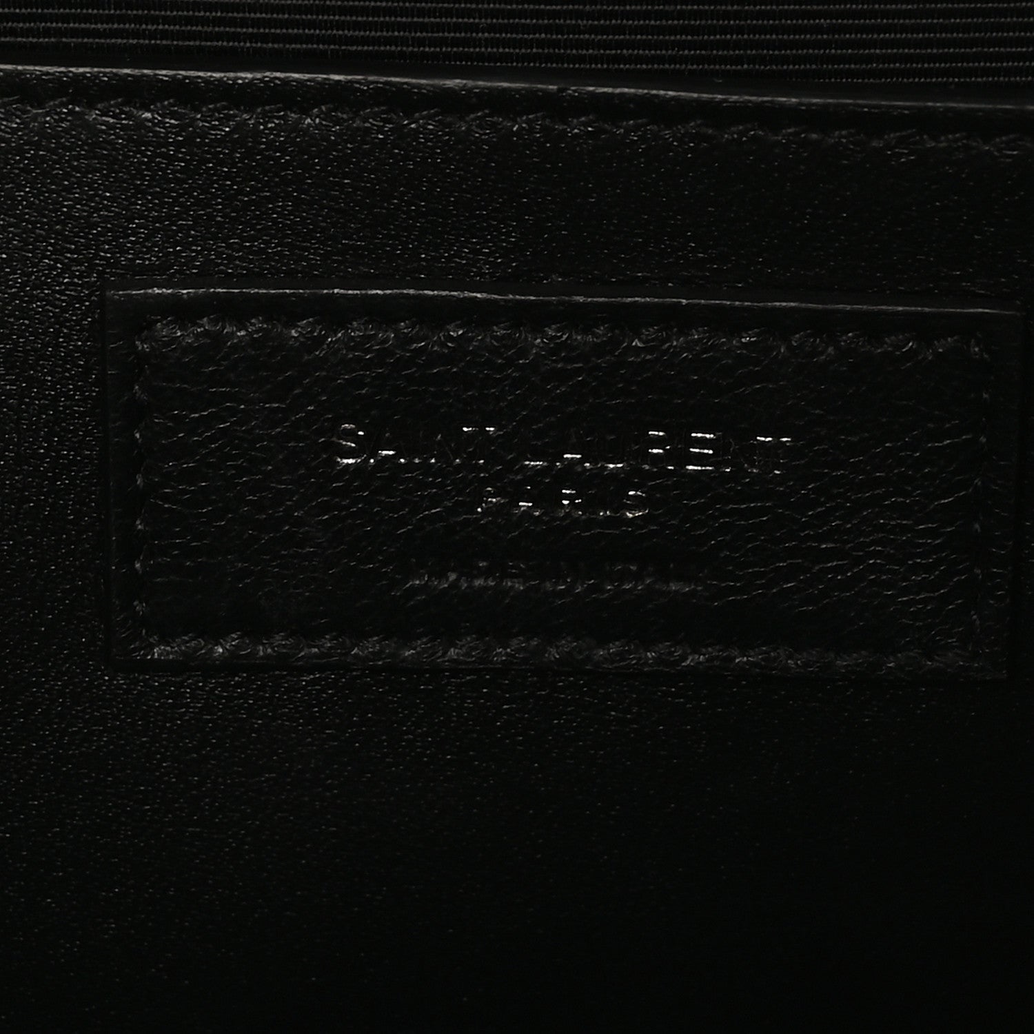 Grain De Poudre Textured Mixed Matelasse Triquilt Medium Monogram Monochrome Satchel Black