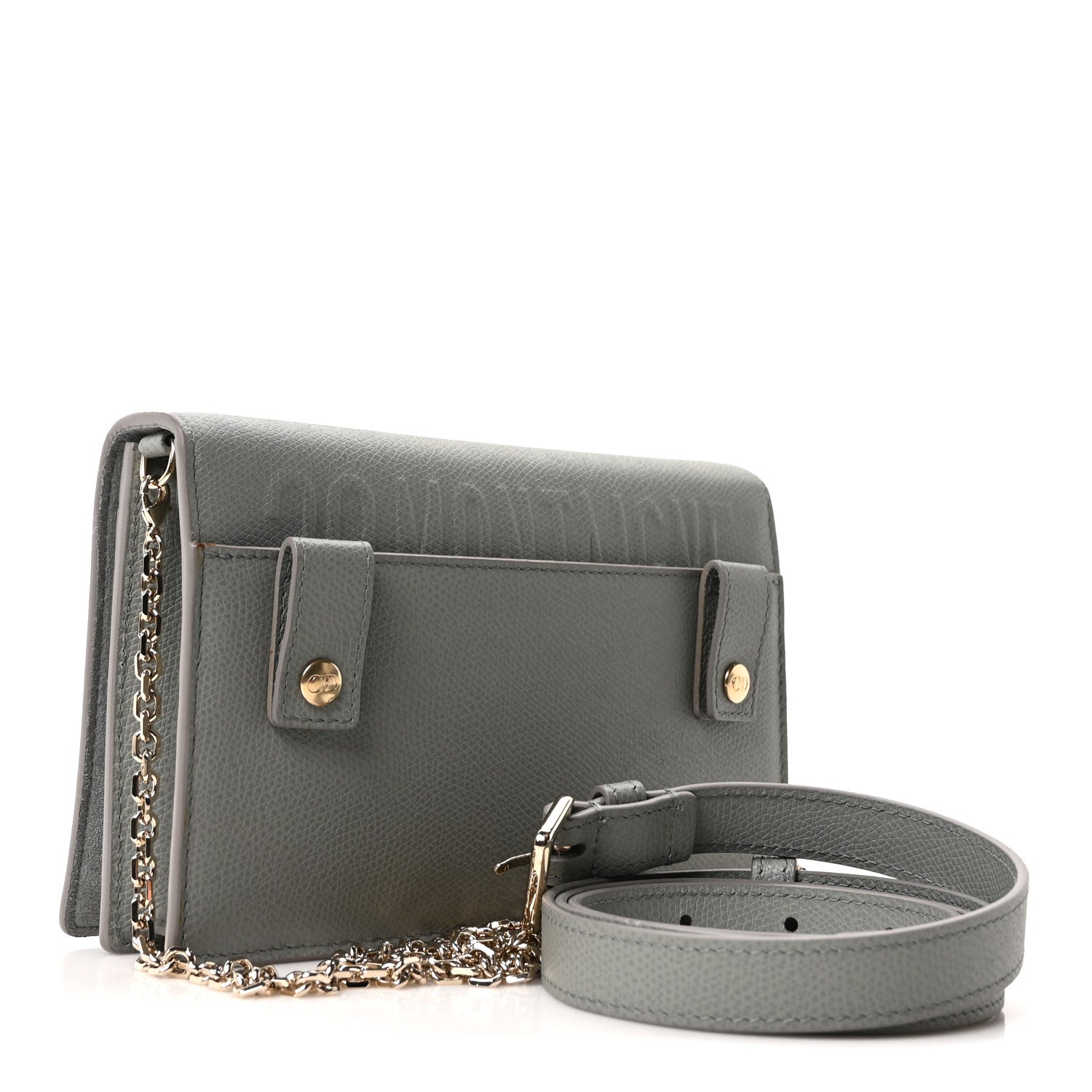 Calfskin 30 Montaigne 2 in 1 Pouch Grey