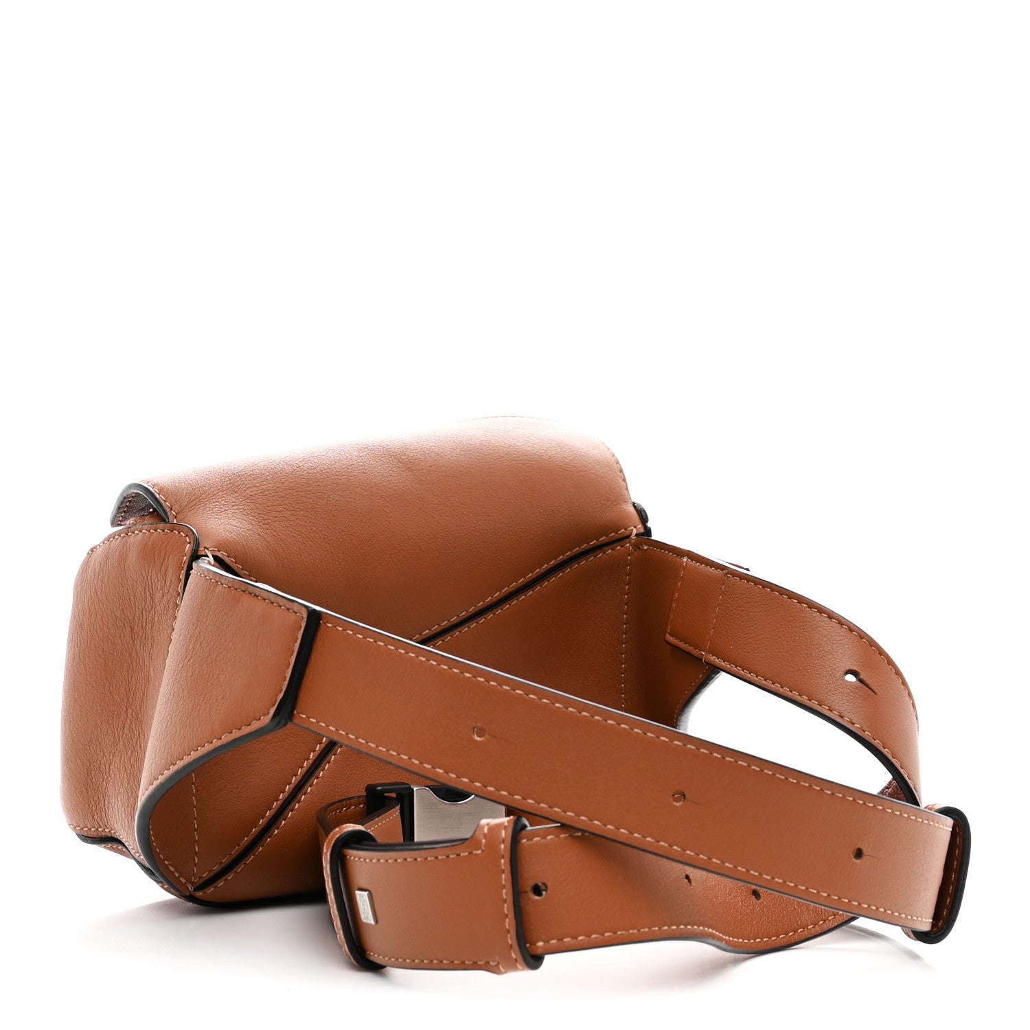 Calfskin Mini Puzzle Bumbag Tan