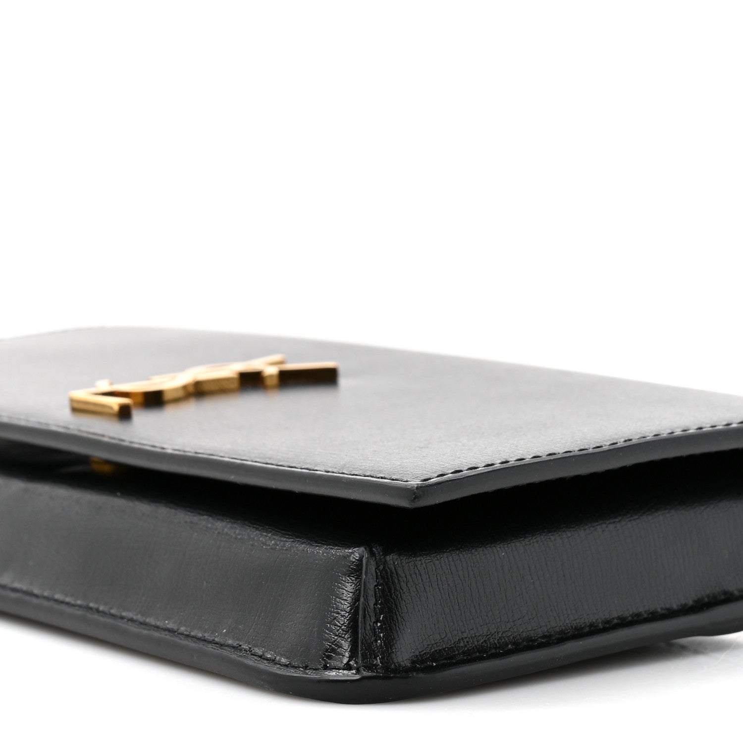 Calfskin Monogram Cassandre Phone Holder With Strap Black